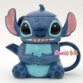 【Ｓanrio家族】Stitch 史迪奇 正品正版超可爱Q版茶壶+水杯