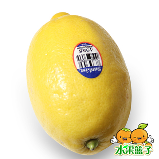  水果篮子 新鲜水果进口美国新奇士柠檬 黄柠檬10个装江浙沪皖包邮