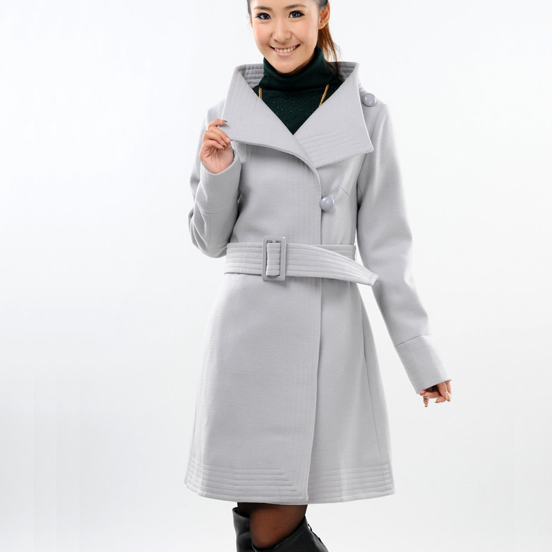 Qin Yu Perfect Temperament To Buy The Cheaper The Earlier Wool Woolen Coat 1626