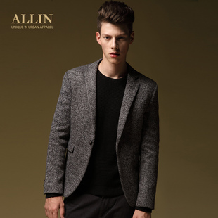  ALLIN春装新品小西服男装休闲西装韩版休闲西服男小西装男士外套