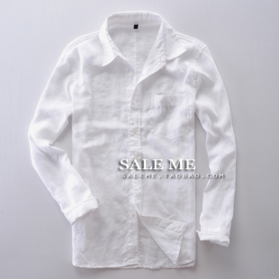 2012 spring and autumn  new leisure retro men's  shirt men's long sleeve linen shirt color codes