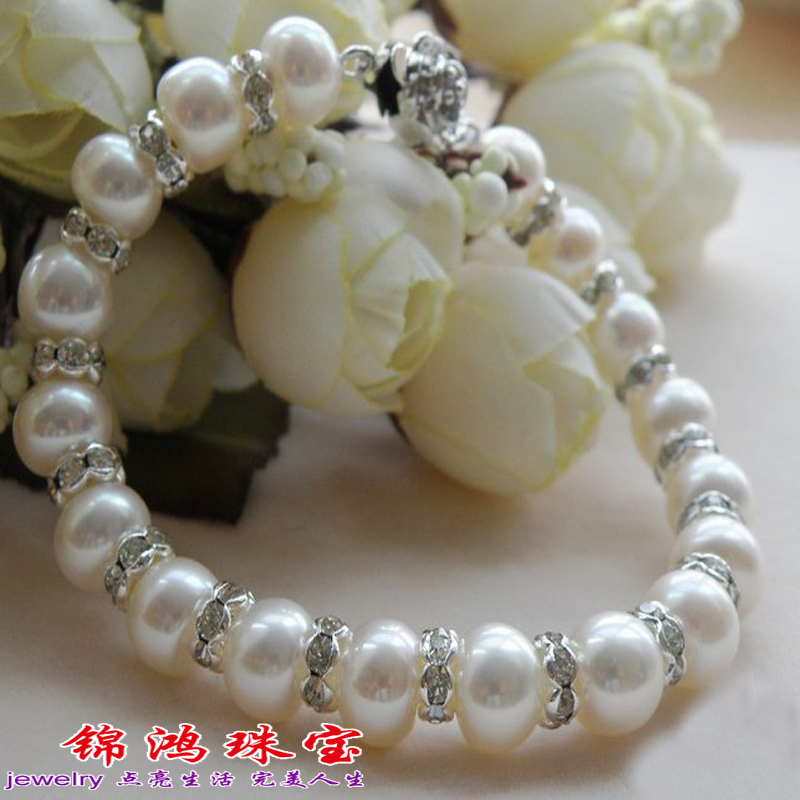韩版珍珠手链 强光水钻手链 diy散珠送女友妈妈老婆生日礼物|msdalam kategori barang kemas/berlian/Emerald/emas, mutiara asli (baru), barang kemas - dari Buy2taobao.com untuk memberikan perkhidmatan ejen Taobao profesional membeli