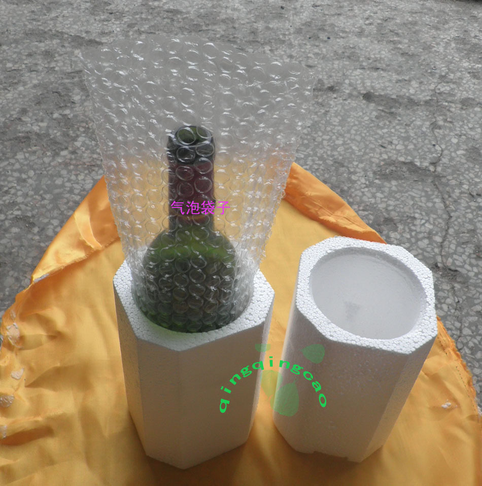 白色气泡袋 红酒瓶袋 替代保鲜膜/全新料气泡膜 单面汽泡袋子