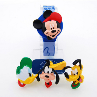  秒杀正品迪士尼 米奇儿童手表卡通电子表迪斯尼可换盖数字表89000