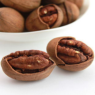  原味碧根果长寿果/特价坚果炒货零食美国山核桃碧根果250克