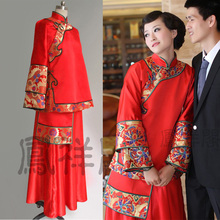 凤祥阁/秋冬款红馆婚庆秀和服新娘装敬酒服秀禾服长袖旗袍/心相应