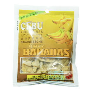  菲律宾 进口零食品 Cebu/宿务 宿雾 香蕉干 100g/包 天然健康正宗