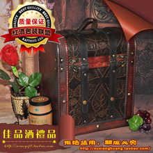 【佳品】仿古酒盒 仿古六支 红酒礼盒 红酒盒 红酒盒 特价