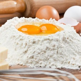  乐家 烘焙原料白燕牌低筋面粉 糕点小麦粉500g分装 [蛋糕专用粉]