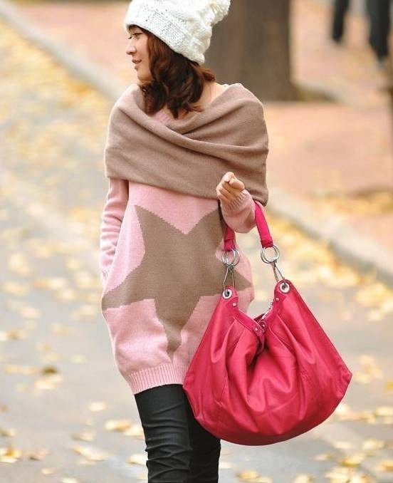 【多图】黑色皮衣<em>外套配</em>围巾 - 黑色皮衣<em>外套配</em>