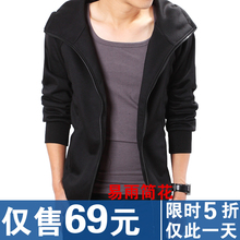2012春装新款男装薄外套 连帽修身韩版卫衣男 潮开衫 02