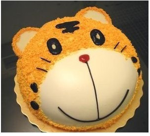  包邮  广西 儿童蛋糕 包装 中国大陆 南宁 50元以下 老虎新鲜蛋糕