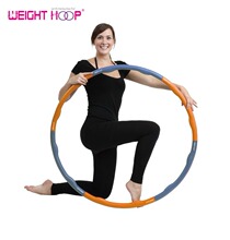 Weight Hoop正品 泡棉呼啦圈 瘦腰 瘦腰加重 减肥器材1.8kg 包邮