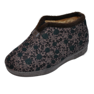  冬季新款老北京布鞋女鞋保暖鞋妈妈棉鞋平底高帮鞋舒适老人鞋