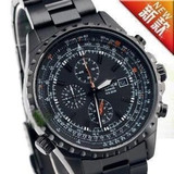 视频展示 CASIO/卡西欧 黑钢运动男表 EF-527BK-1A/EF-527BK-1AV
