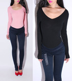 中国购物针织秋冬新款 韩版加厚<em>毛衣</em>女中长款