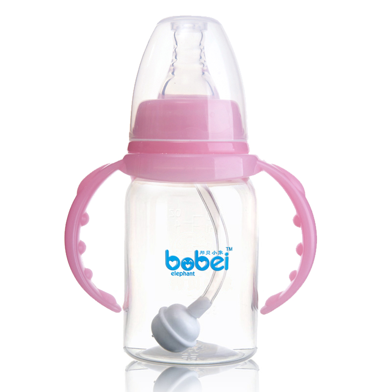 Newborn baby standard caliber Handle Automatic straw Straight body arc body pp Plastic bottles 120ml Fallin the Diapers/Care/Feeding/Push lathe , Feeding bottle/Bottles related , Feeding bottle category - from Buy2taobao.com to provide professional Taobao agent buy service