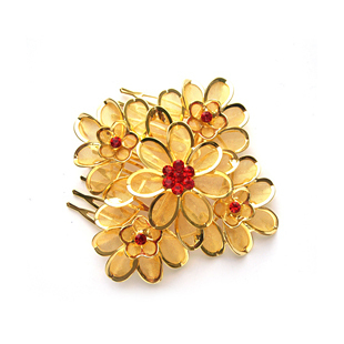  【千色新娘】金玉满堂古装发钗 礼服旗袍发簪头饰 结婚首饰品配饰