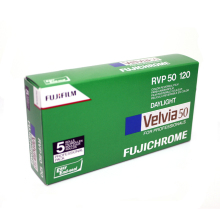 现货 FUJICHROME VELVIA 50 RVP 富士专业彩色反转片 120胶卷
