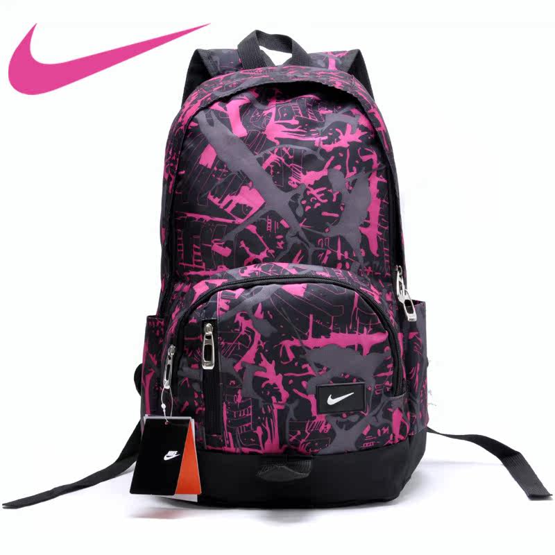 专柜正品 耐克nike男<span class=H>女</span>潮 韩学生书<span class=H>包</span> 电脑<span class=H>双肩</span><span class=H>包</span> 背<span class=H>包</span>粉红<span class=H>女</span>郞