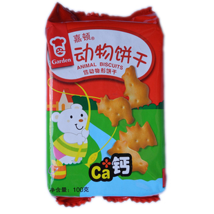  【天猫超市】嘉顿 动物形饼干 100g/袋