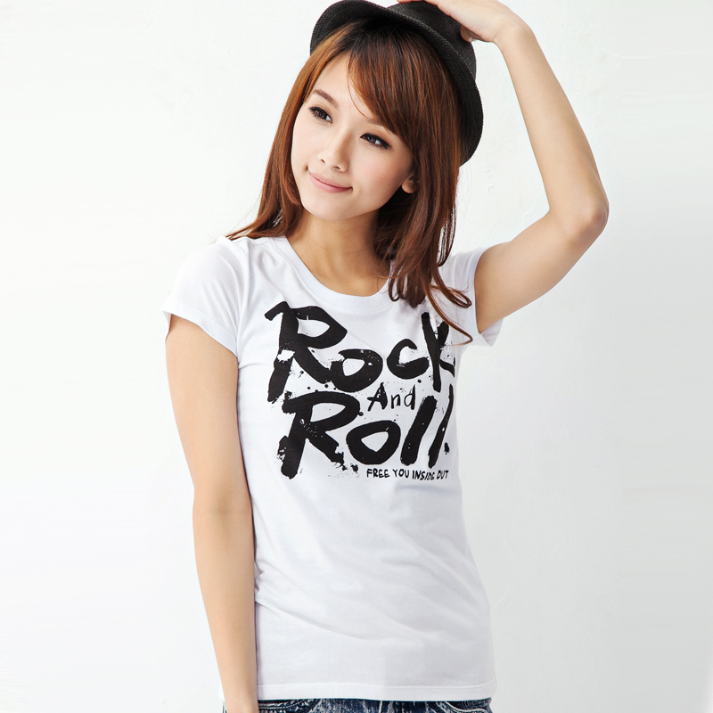 韩版潮短袖宽松T恤...