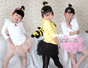  春秋款韩版女童宝宝女宝儿童多层蓬蓬裙/纱裙蛋糕群半身裙超短裙