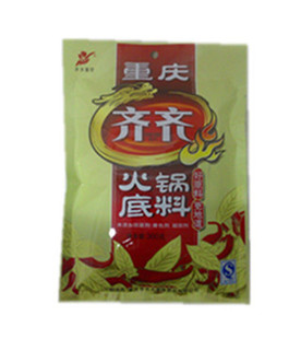  重庆特产360g齐齐火锅底料。厂家直销特辣调料未添加防腐剂添加剂
