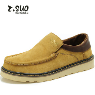  Z．Suo新品英伦风时尚潮流短靴牛皮户外工装鞋流行男鞋男靴6158