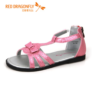  红蜻蜓童鞋 女童鞋小童反季清仓儿童拉链经典时尚凉鞋 51573423