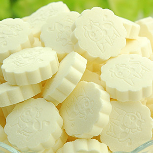  内蒙古特产干吃奶片 鲜奶片巧克力味 天美华乳奶酪优初乳奶贝250g