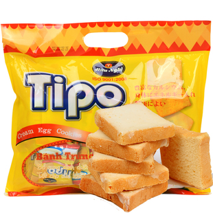  T 零利润 超好吃饼干 正宗越南TIPO白巧克力面包干 零食300g(350G
