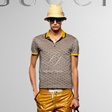 gucci 古琦 古驰 古奇 正品 代购 2012春夏新款男士修身POLO衫