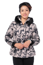 2012新款<span class=H>中</span><span class=H>老年</span>棉服女装短款印花<span class=H>棉衣</span><span class=H>中</span>年人服饰时尚妈妈装秋冬装