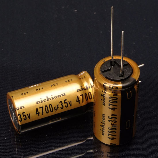 2pcs electrolytic capacitor nichicon FW 4700UF 35V good for DAC Preamp