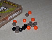 泥色 伞绳穿环 孔环 穿孔式圆珠 通用各种军规伞绳