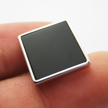 ★皇冠+消保★外贸袖钉/外贸袖扣-黑色玛瑙-cufflinks~ct629
