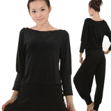 哈梵长袖高档莫代尔 宽松<span class=H>瑜伽</span><span class=H>服</span>套装 正品 舞蹈<span class=H>服</span>C0013