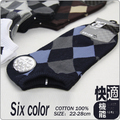 SE3日本快适机能正品 全棉袜子 短筒袜 男袜 休闲袜子 船袜四季款