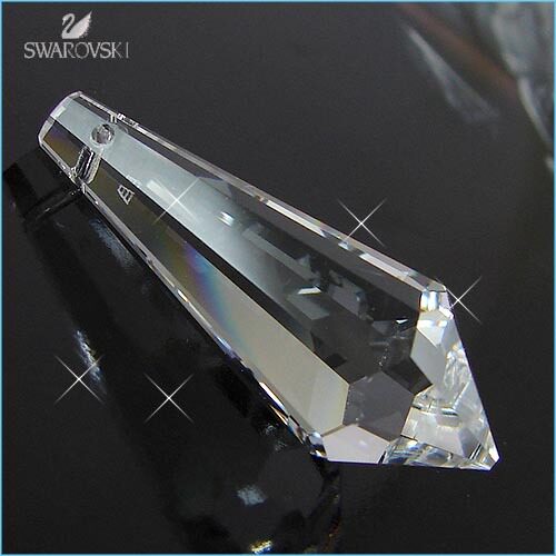 [正品]施华洛世奇8621冰锥水晶吊坠38*14mm-透明(绝版带防伪)
