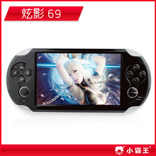 新品上市小霸王炫影69 mp5游戏机功能 掌机 5寸高清触摸+无线手柄