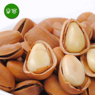  享客野生开口东北红松子168g 特产坚果零食炒货休闲食品