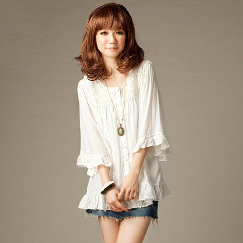 韩版女装时尚淑女蕾丝...