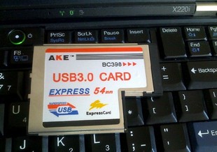 奇熊NECXG笔记本USB3.0扩展卡PCMCIA Express 型口转usb 3.0 54mm