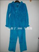 伊丝艾拉6863+6963珊瑚绒，保暖睡衣套装女士，内衣家居服套装