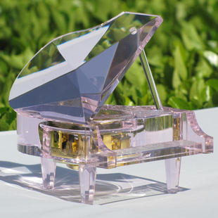 水晶钢琴音乐盒 八音盒天空之城送女朋友生日礼物创意生日