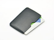 巧壳定制超纤皮横款高档卡包公交卡夹银行，卡套双层卡套