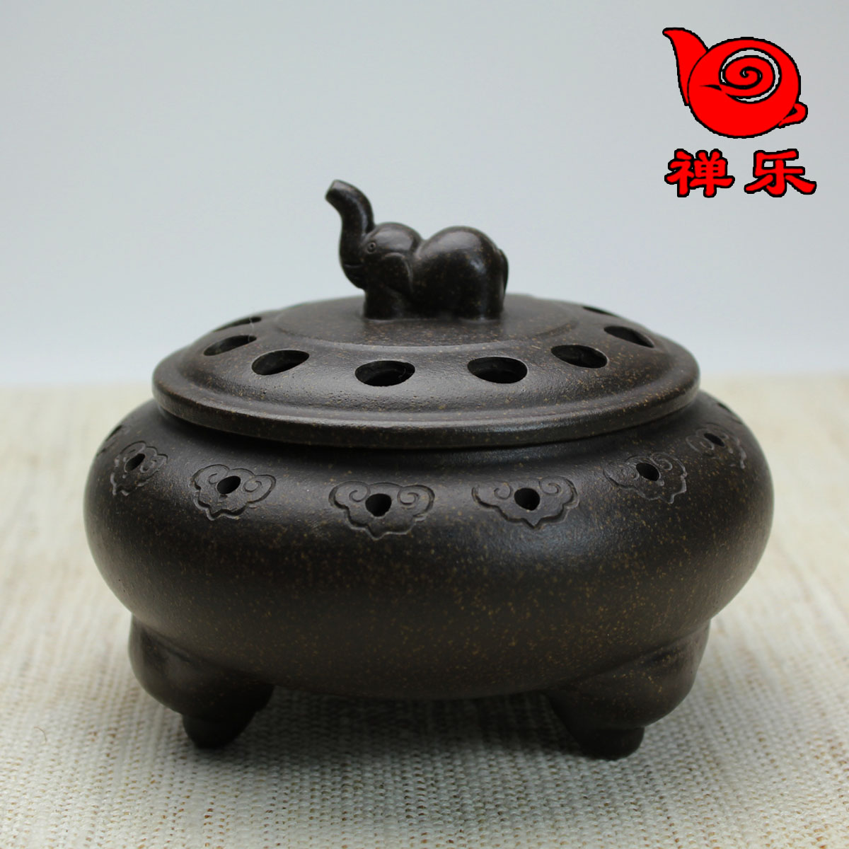 【禅乐】宜兴紫砂檀香炉|紫砂香炉盘香炉|佛教用品《吉祥象香炉》|ruв категории посуда, чайный сервиз, Садо/кадило - от Buy2taobao.com для оказания профессиональной услуги покупки агента Taobao