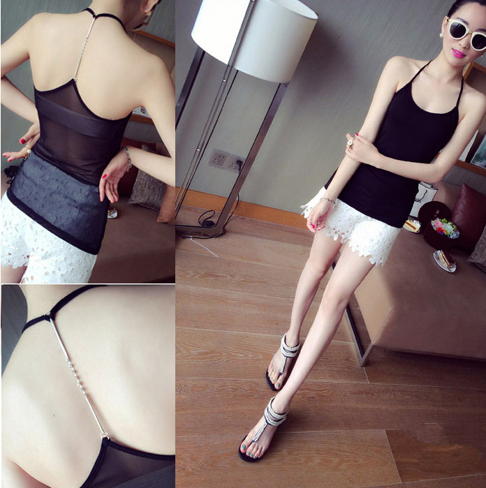 new pattern Women's wear sexy modal Supersoft Jacobs Mosaic Halter Camisole Base coat black and whitein the Lingerie/Men's underwear/Tracksuit , Bra category - from Buy2taobao.com to provide professional Taobao agent buy service