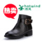 上下架计划:正品Hotwind/热风女鞋2014冬款短靴套筒真牛皮马丁靴圆头65H4992